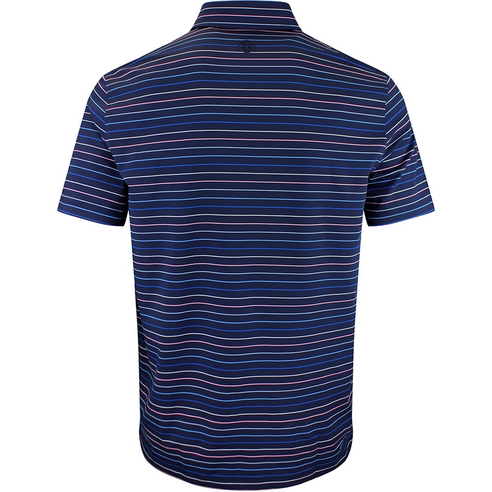 G/FORE Golf Shirt - Stripe YD Tech Jersey Polo - Twilight SS26
