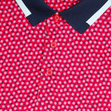 G/FORE Golf Shirt - Three G'S Tech Jersey Polo - Lava FA25