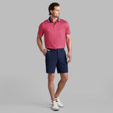 G/FORE Golf Shirt - Three G'S Tech Jersey Polo - Lava FA25
