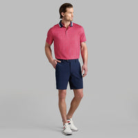 G/FORE Golf Shirt - Three G'S Tech Jersey Polo - Lava FA25
