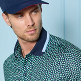 G/FORE Golf Shirt - Three G's Tech Jersey Polo - Twilight SS26