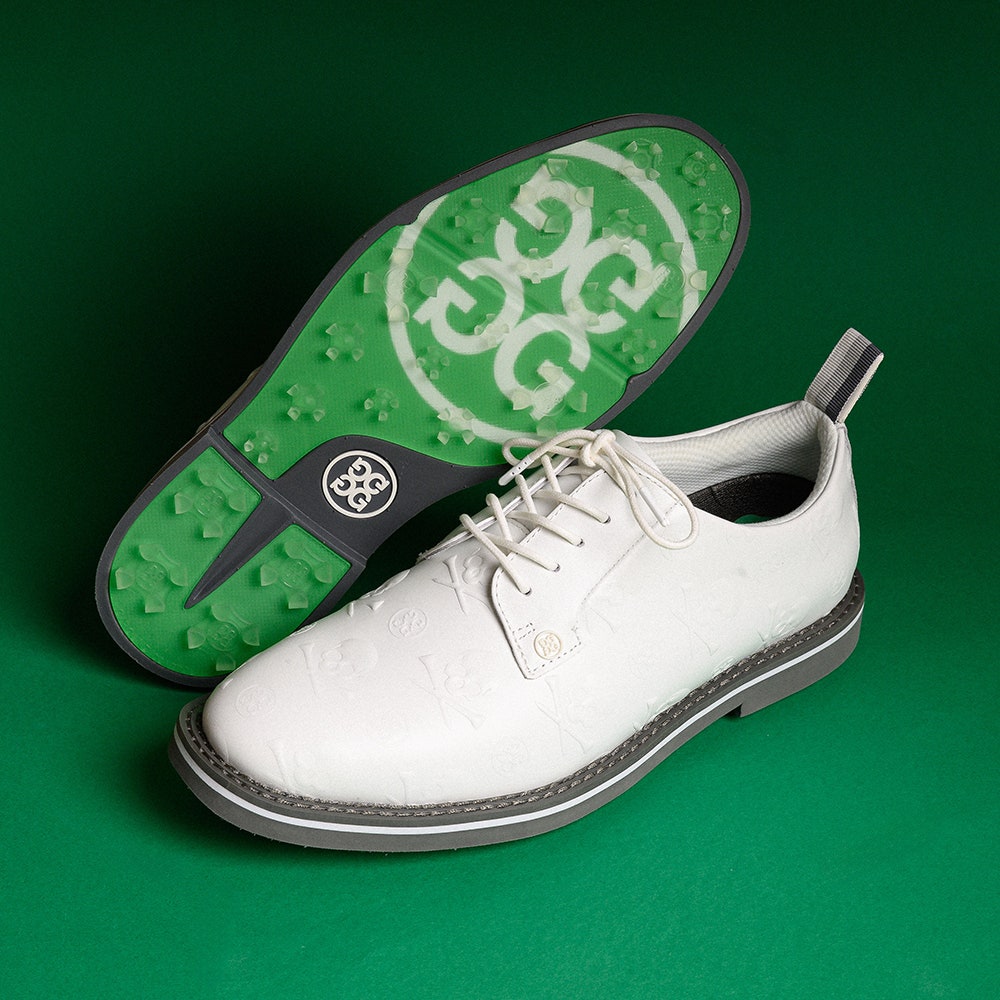 G/FORE Golf Shoes - Embossed Skull & Tee's Gallivanter - Snow SS26