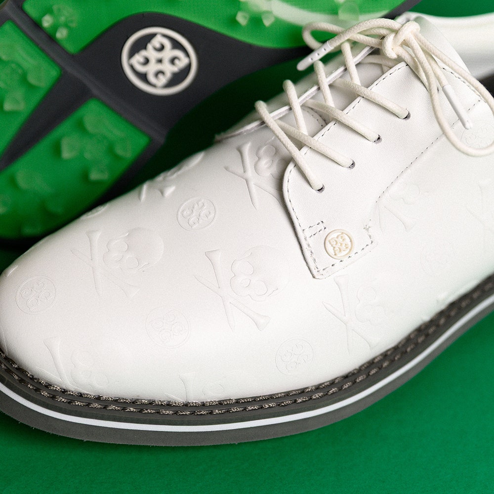 G/FORE Golf Shoes - Embossed Skull & Tee's Gallivanter - Snow SS26