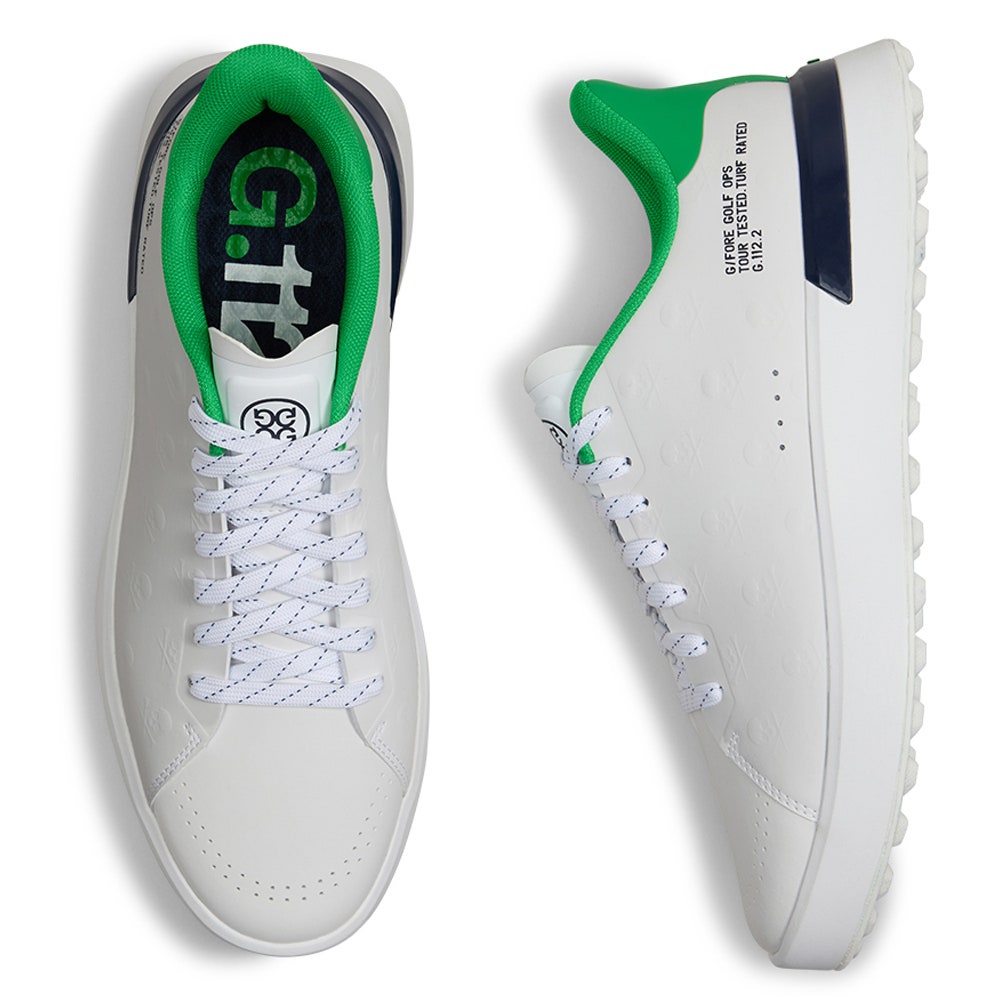 G/FORE Golf Shoes - G.112 Embossed Skull & Tees - Snow SS26