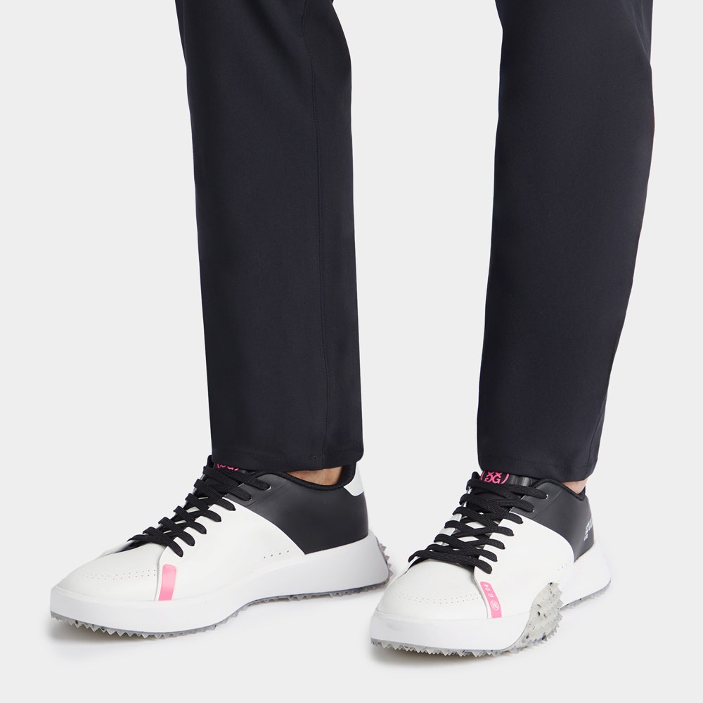 G/FORE Golf Shoes - G.112 Stippled - Snow - Onyx SS24