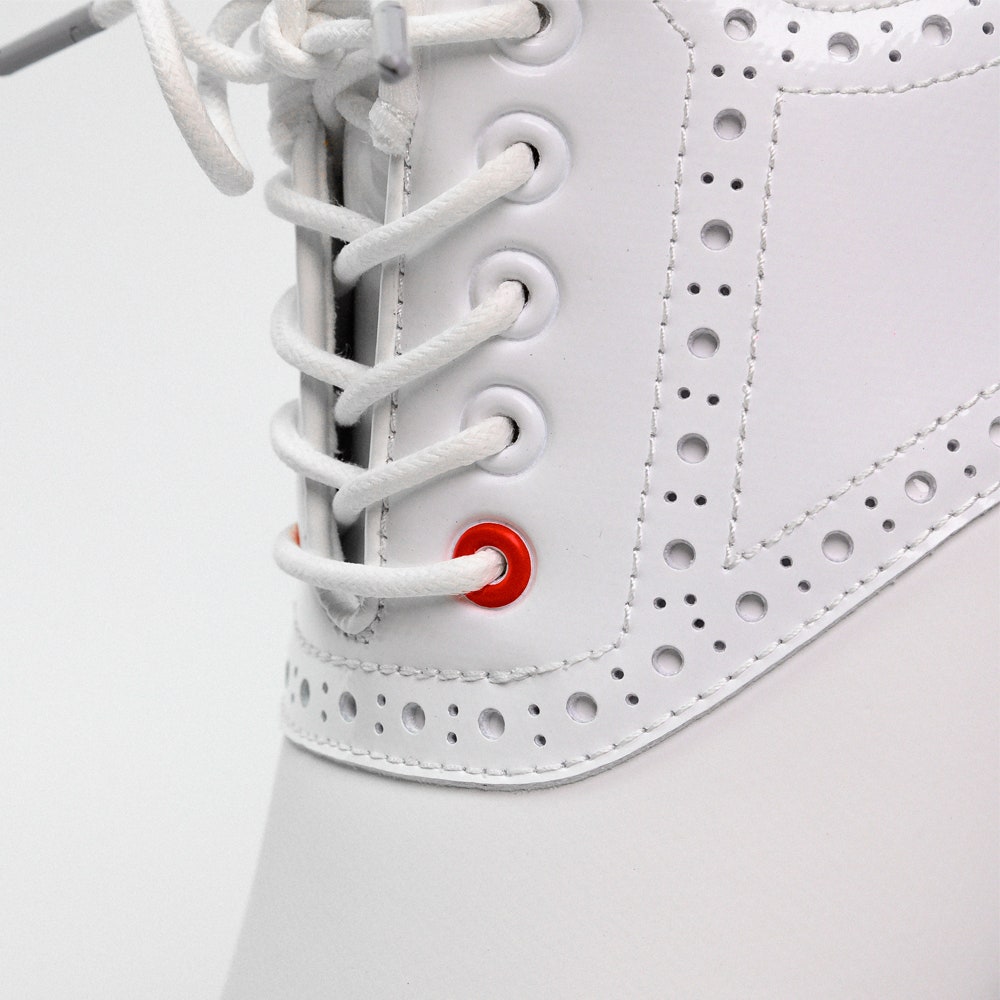 G/FORE Golf Shoes - Gallivan2R G/Lock Saddle - Snow - Nimbus SS25