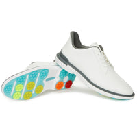 G/FORE Golf Shoes - Gallivan2R Spikeless - Snow - Charcoal SS25