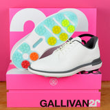 G/FORE Golf Shoes - Gallivan2R Spikeless - Snow - Charcoal SS25