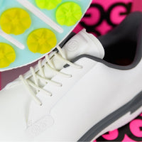 G/FORE Golf Shoes - Gallivan2R Spikeless - Snow - Charcoal SS25