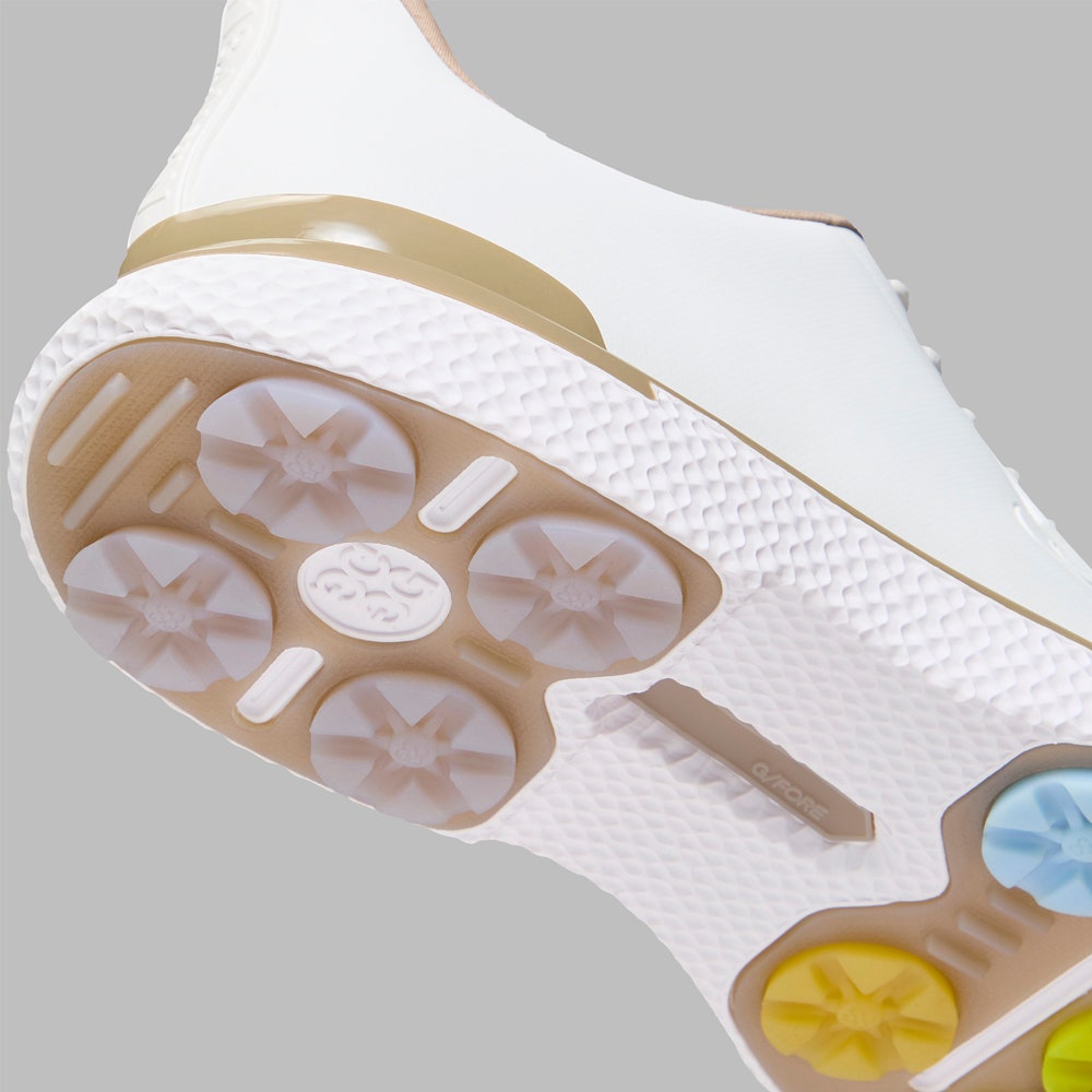 G/FORE Golf Shoes - Gallivan2R Spikeless Split Toe - Snow - Dune 2025