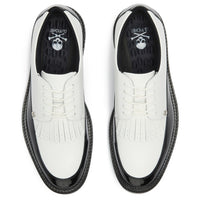 G/FORE Golf Shoes - Gallivanter Derby - Snow - Onyx 2024