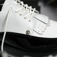 G/FORE Golf Shoes - Gallivanter Derby - Snow - Onyx 2024