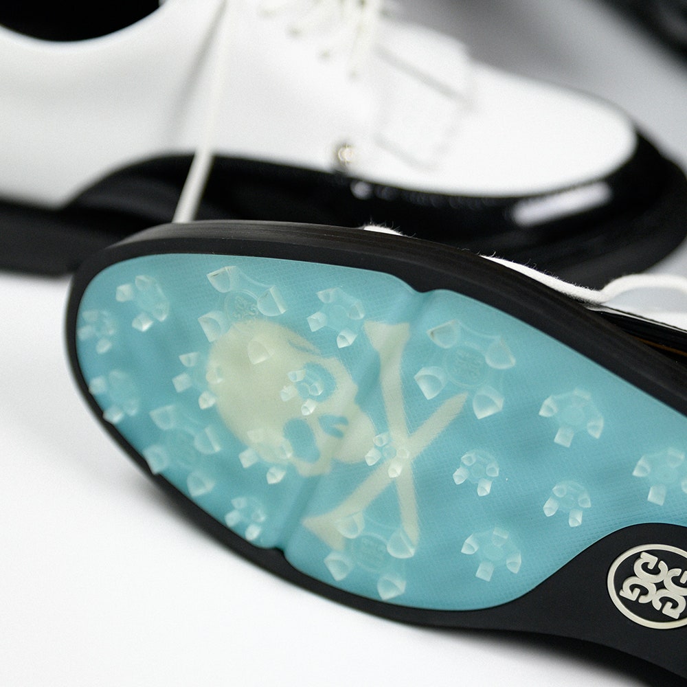 G/FORE Golf Shoes - Gallivanter Derby - Snow - Onyx 2024