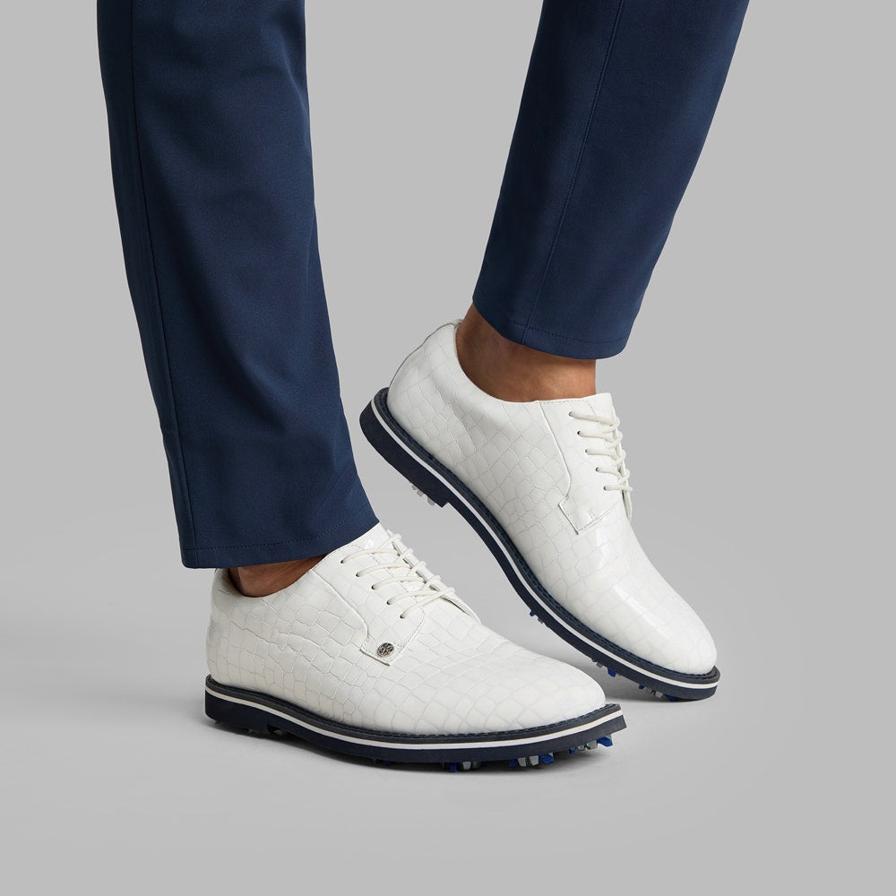 G/FORE Golf Shoes - G/LOCK Croc Derby Gallivanter - Snow SS26
