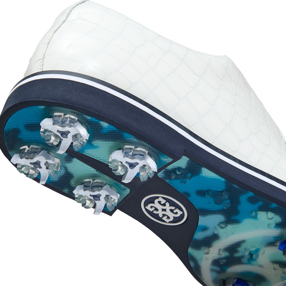 G/FORE Golf Shoes - G/LOCK Croc Derby Gallivanter - Snow SS26