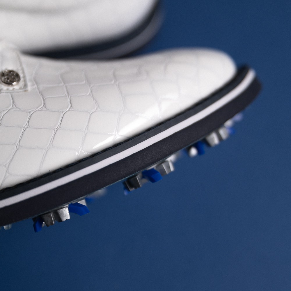 G/FORE Golf Shoes - G/LOCK Croc Derby Gallivanter - Snow SS26