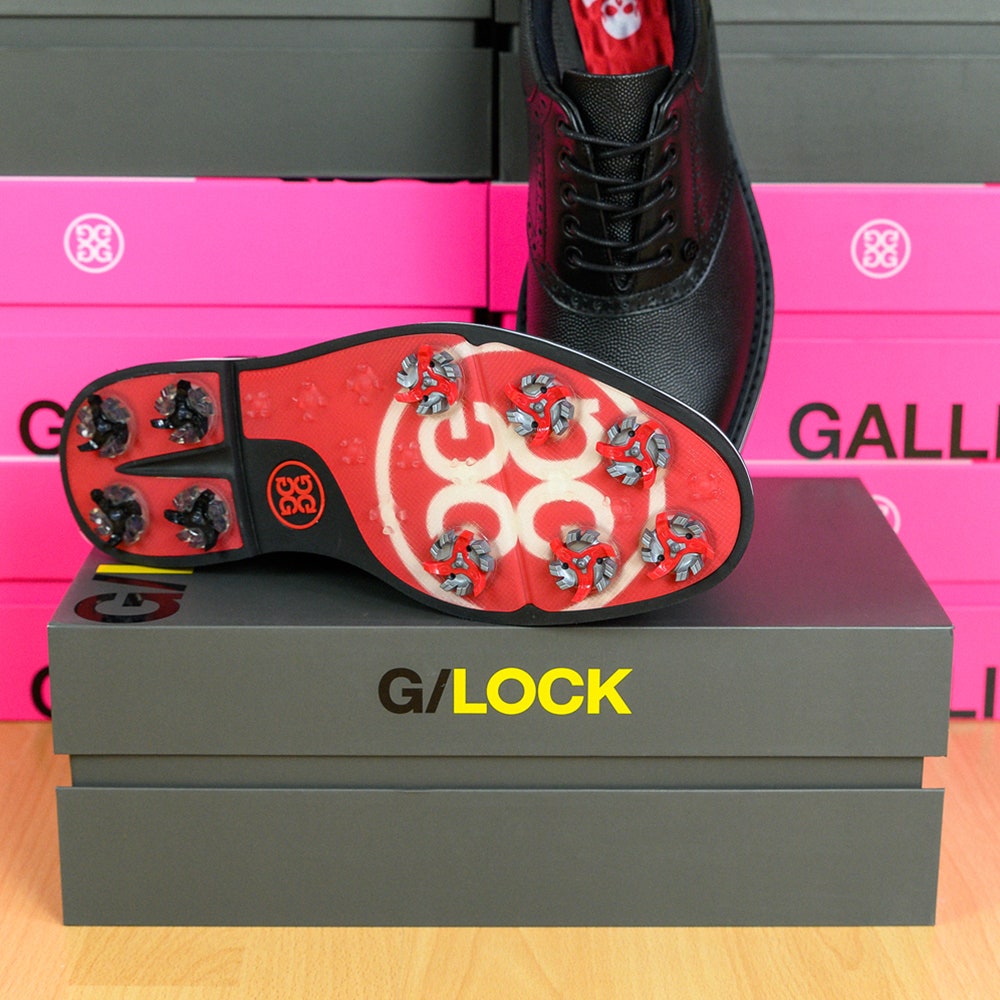 G/FORE Golf Shoes - G/LOCK Saddle Gallivanter - Onyx SS25