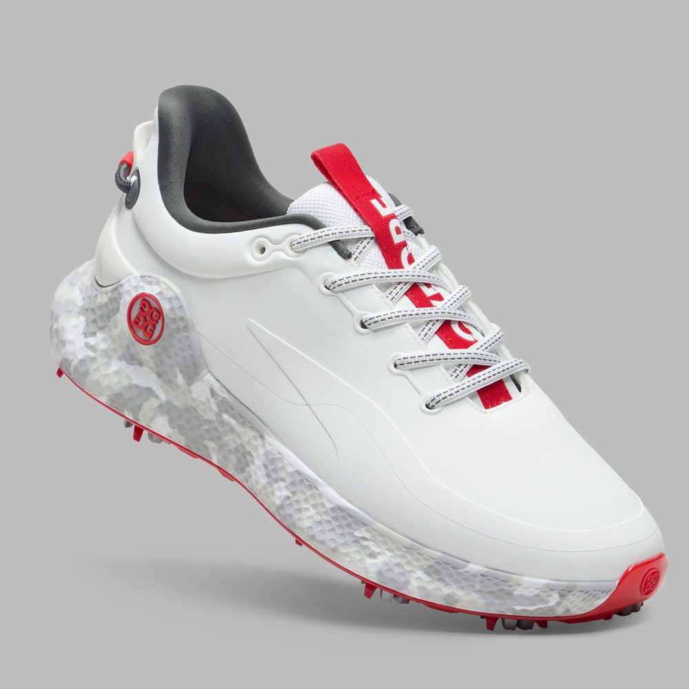 G/FORE Golf Shoes - MG4+ O2 G/LOCK - Snow - Charcoal Camo SS26