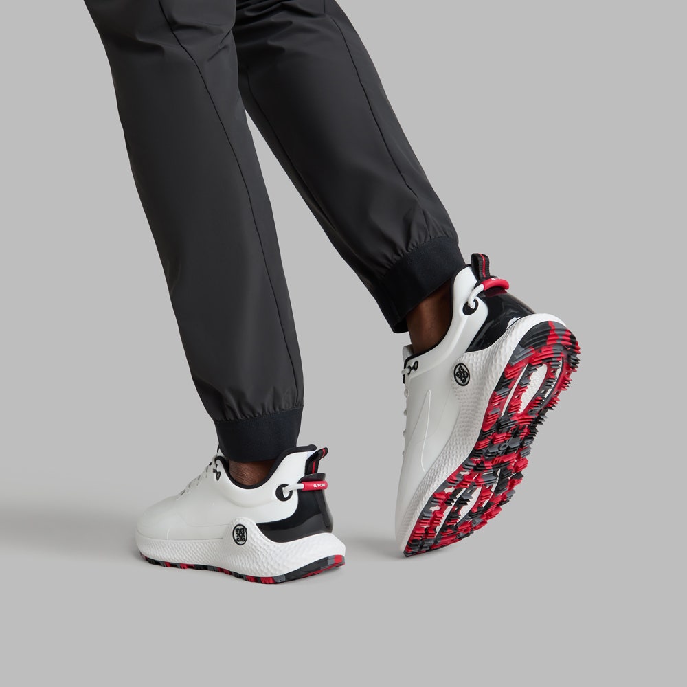 G/FORE Golf Shoes - MG4+ O2 Spikeless - Snow - Onyx SS26