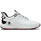 G/FORE Golf Shoes - MG4+ O2 Spikeless - Snow - Onyx SS26