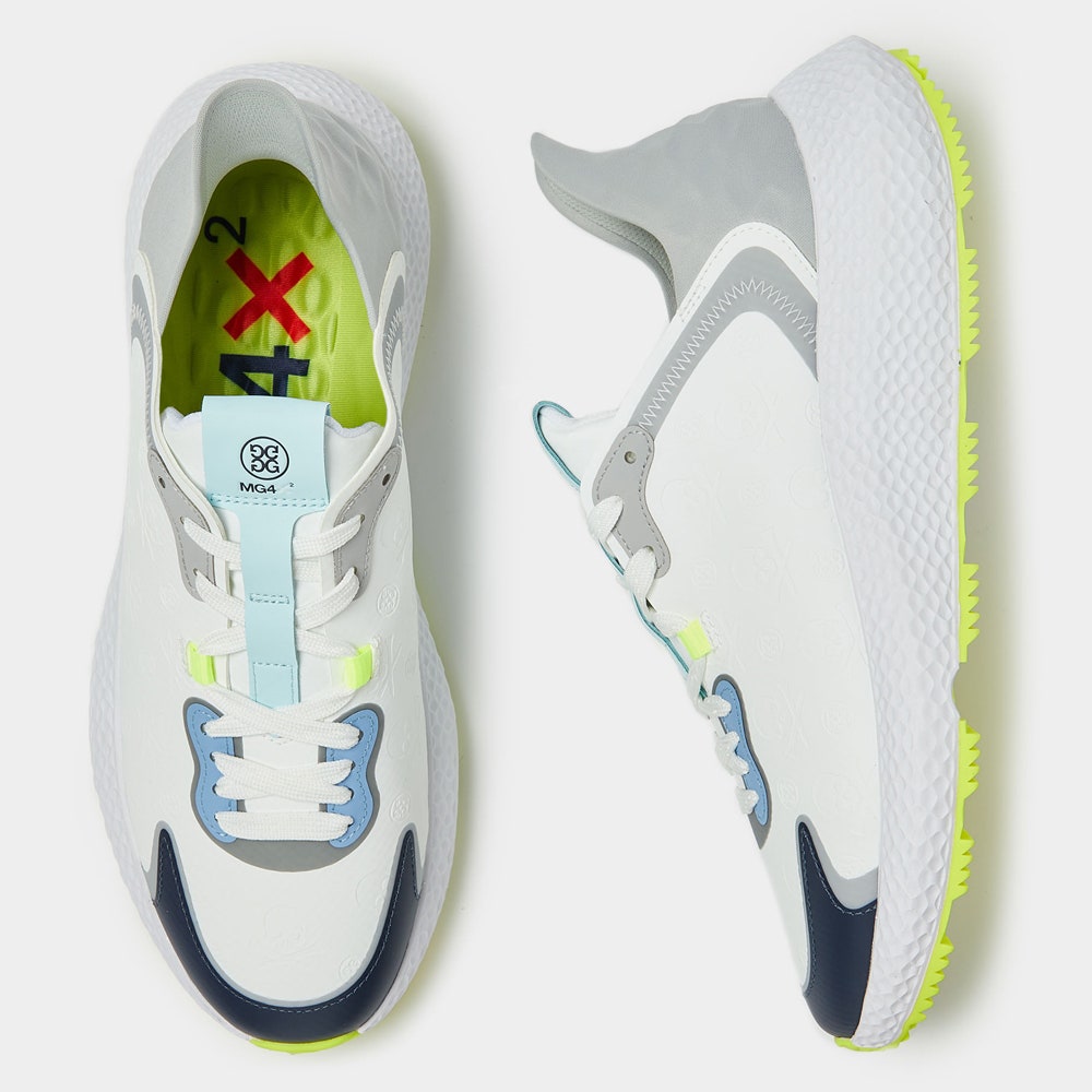 G/FORE Golf Shoes - Skull & T's Debossed MG4x2 - Snow 2024