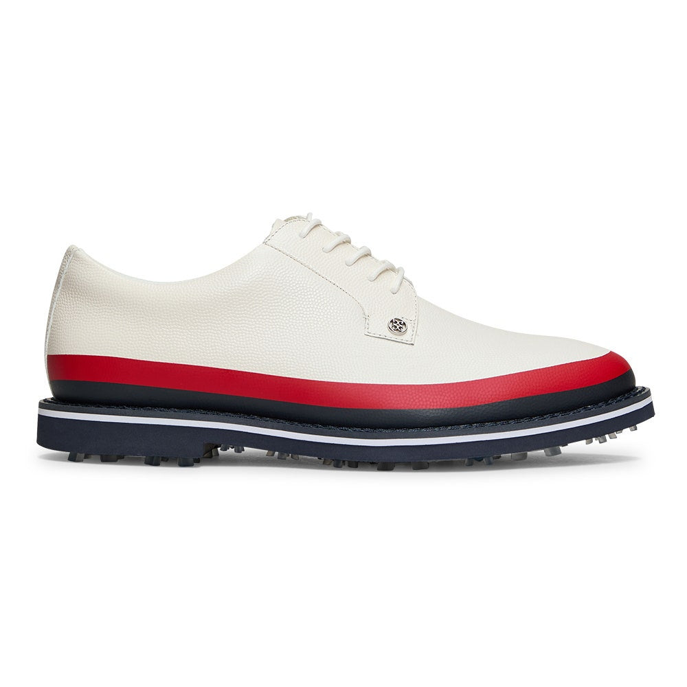 G/FORE Golf Shoes - Tuxedo Stripe Gallivanter - Snow SS26
