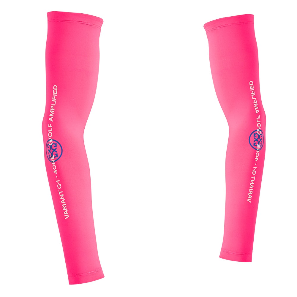 G/FORE Golf Sleeves - Cooling J4 Logo - Knockout Pink SS26