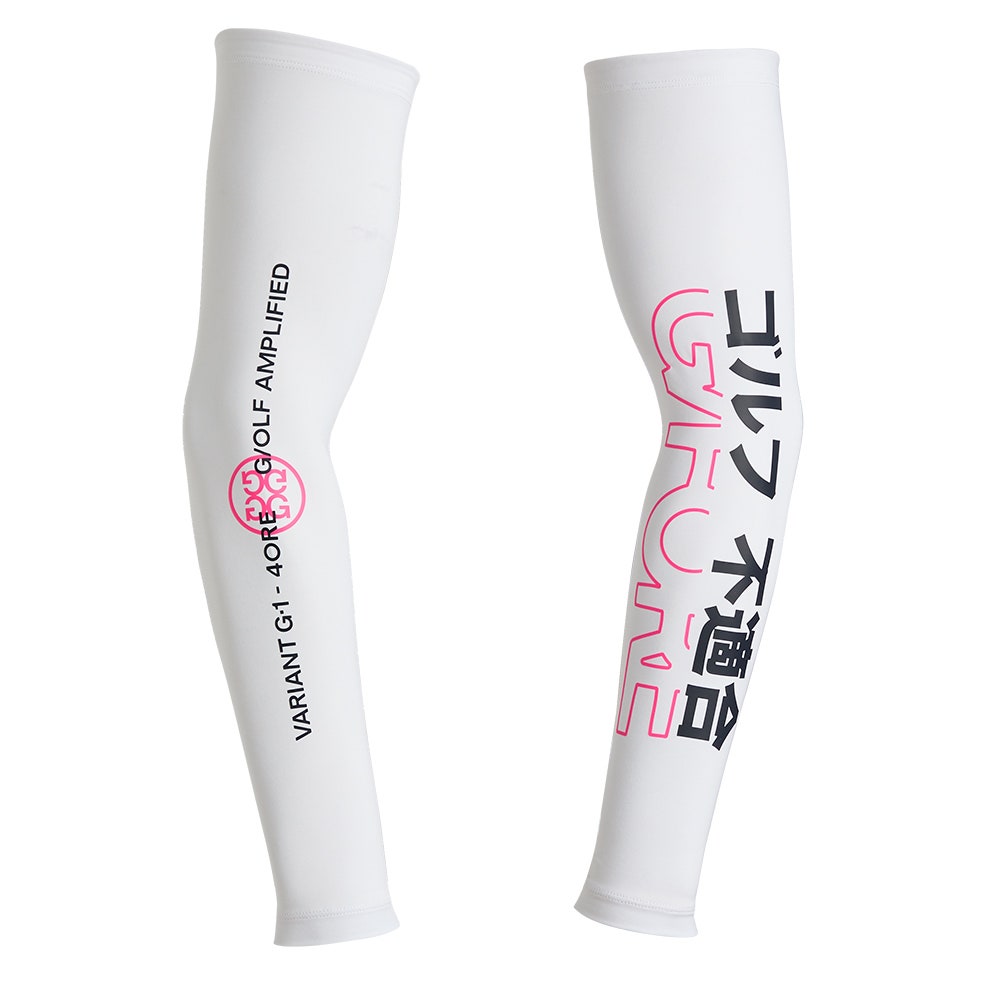 G/FORE Golf Sleeves - Cooling J4 Logo - Snow SS26