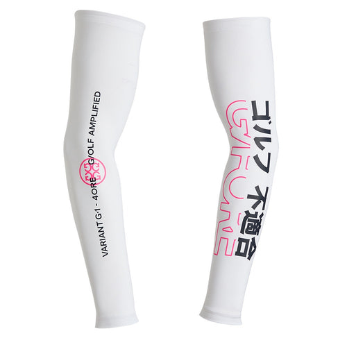 G/FORE Golf Sleeves - Cooling J4 Logo - Snow SS26