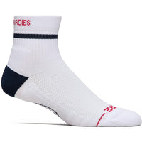 G/FORE Golf Socks - Pray For Birdies Quarter - Snow SS26
