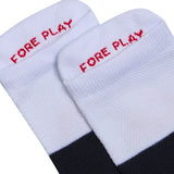 G/FORE Golf Socks - Two Tone Low - Snow - Twilight SS26