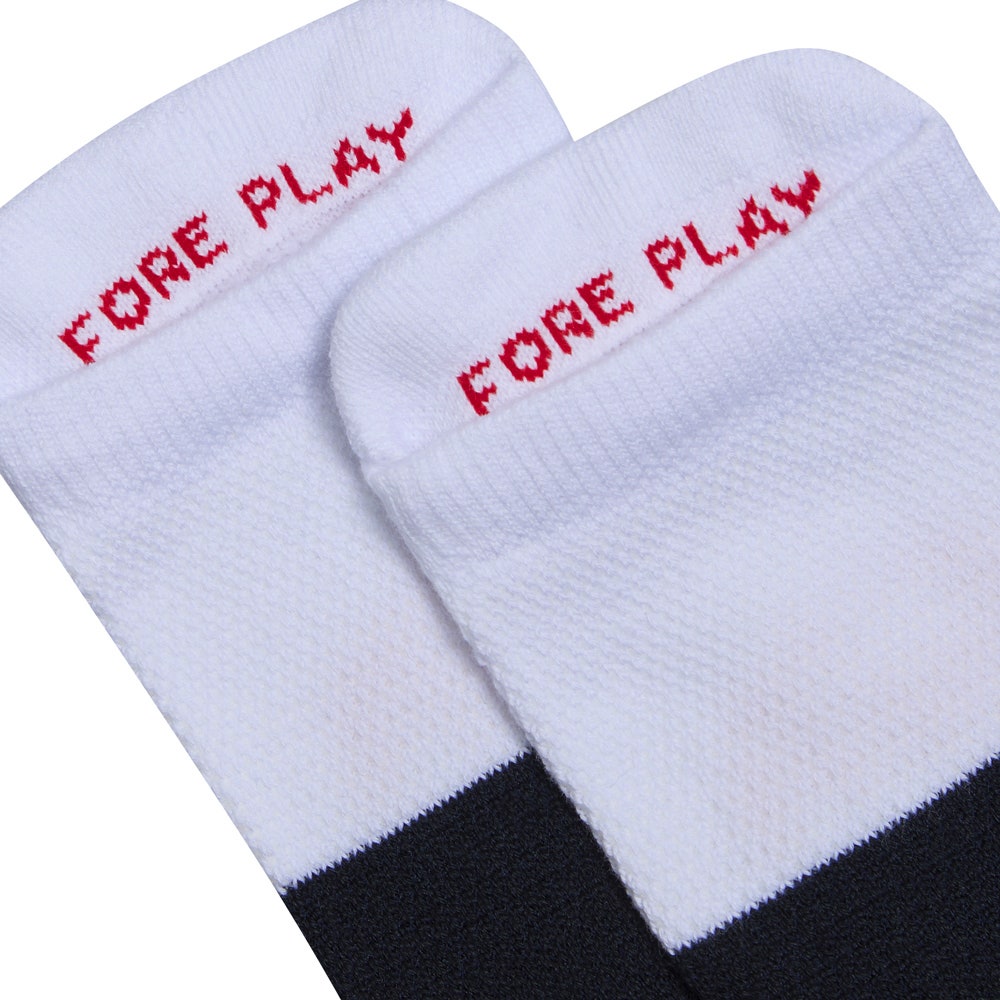 G/FORE Golf Socks - Two Tone Low - Snow - Twilight SS26