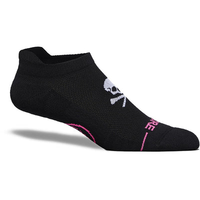 G/FORE Golf Socks - Two Tone No Show - Onyx SS26