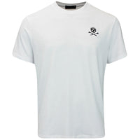 G/FORE Golf T-Shirt - Camo Skull & Tee's Tee - Snow FA25