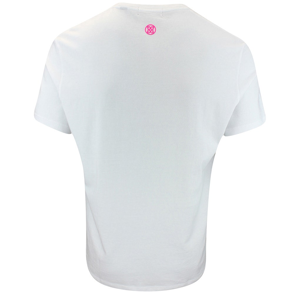 G/FORE Golf T-Shirt - Camo Skull & Tee's Tee - Snow FA25