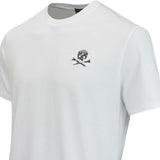 G/FORE Golf T-Shirt - Camo Skull & Tee's Tee - Snow FA25