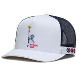 G/FORE x Ryder Cup Golf Cap - RC Statue Trucker - Snow 2025