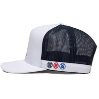 G/FORE x Ryder Cup Golf Cap - RC Statue Trucker - Snow 2025
