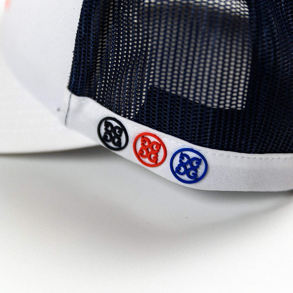 G/FORE x Ryder Cup Golf Cap - RC Statue Trucker - Snow 2025