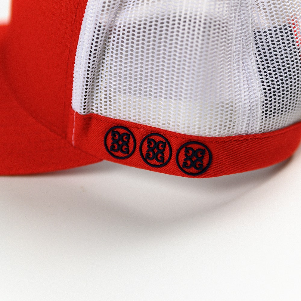 G/FORE x Ryder Cup Golf Cap - RC Trophy Trucker - Poppy 2025