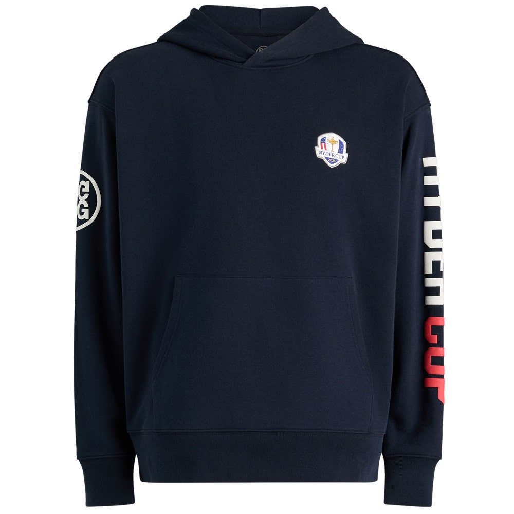 G/FORE x Ryder Cup Golf Pullover - RC Logo Hoodie - Twilight 2025