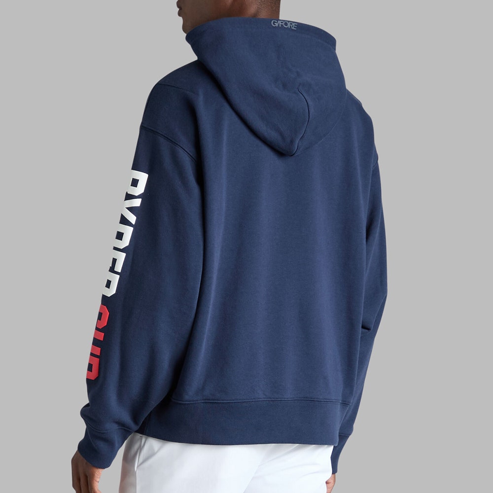 G/FORE x Ryder Cup Golf Pullover - RC Logo Hoodie - Twilight 2025