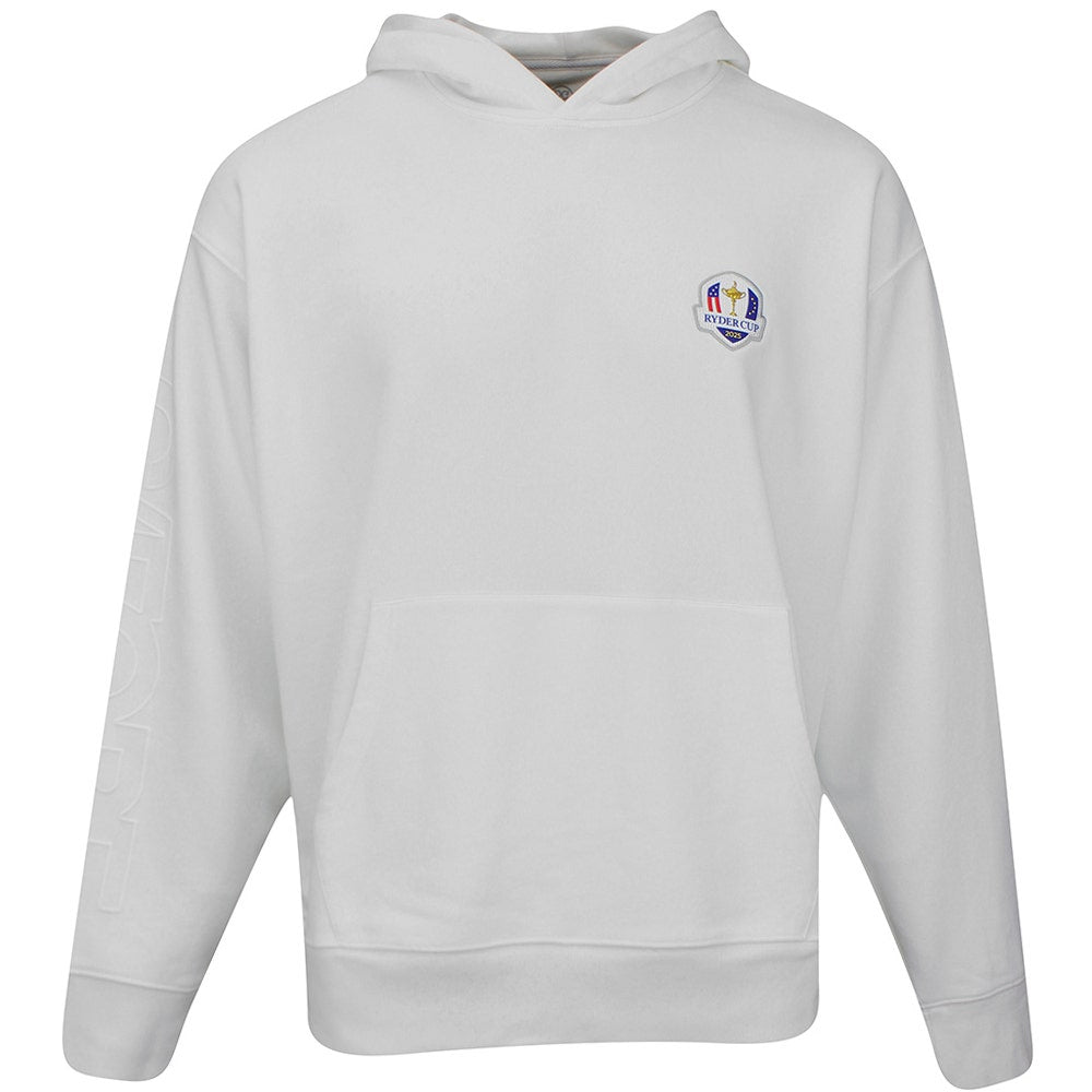 G/FORE x Ryder Cup Golf Pullover - RC USA Hoodie - Snow 2025