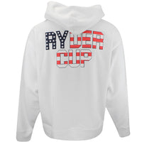 G/FORE x Ryder Cup Golf Pullover - RC USA Hoodie - Snow 2025