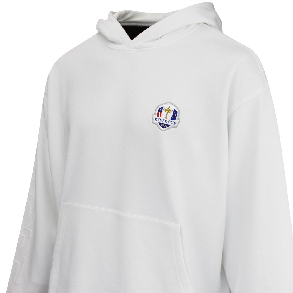 G/FORE x Ryder Cup Golf Pullover - RC USA Hoodie - Snow 2025