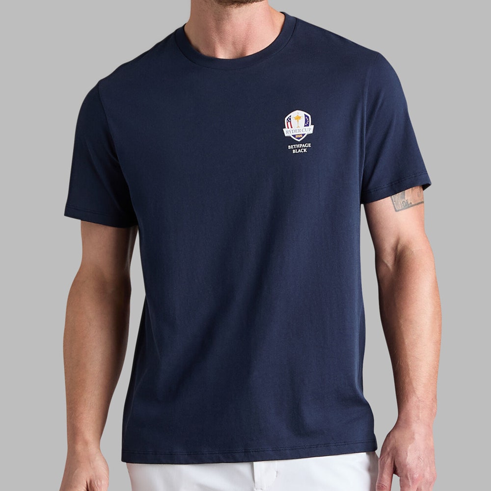 G/FORE x Ryder Cup Golf T-Shirt - RC Statue Tee - Twilight 2025