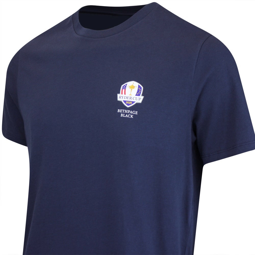 G/FORE x Ryder Cup Golf T-Shirt - RC Statue Tee - Twilight 2025