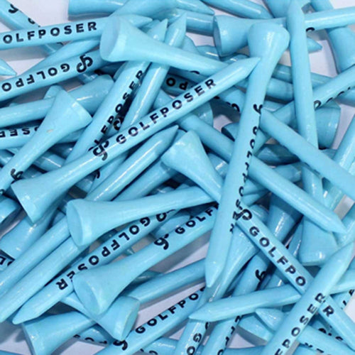 Golfposer GP Golf Tees - Coastal Blue - Pack of 50