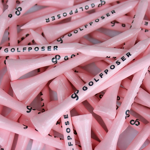 Golfposer GP Golf Tees - Pink Lady - Pack of 50