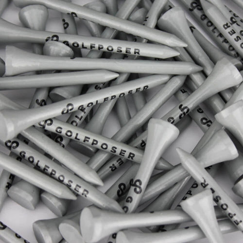 Golfposer GP Golf Tees - Urban Grey - Pack of 50